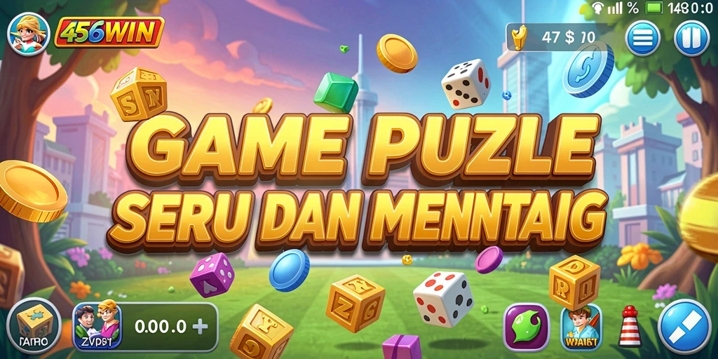 Tampilan gameplay seru dari game Puzzle 456WIN