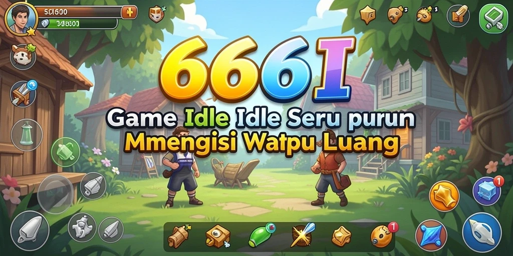 Screenshot gameplay 666I yang menunjukkan karakter yang sedang bertindak.
