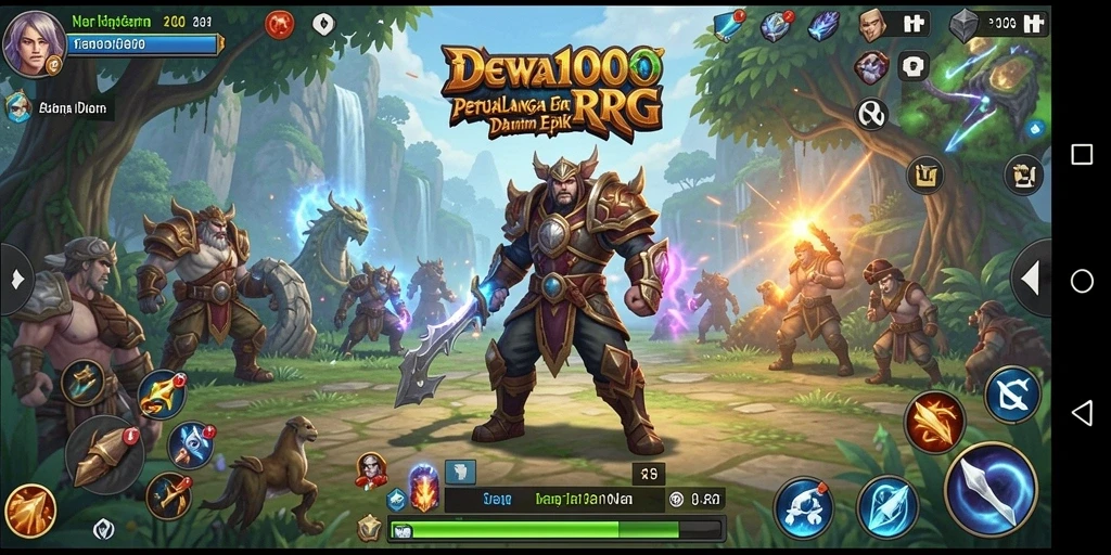 Tampilan menarik dari gameplay DEWA1000 yang memukau.