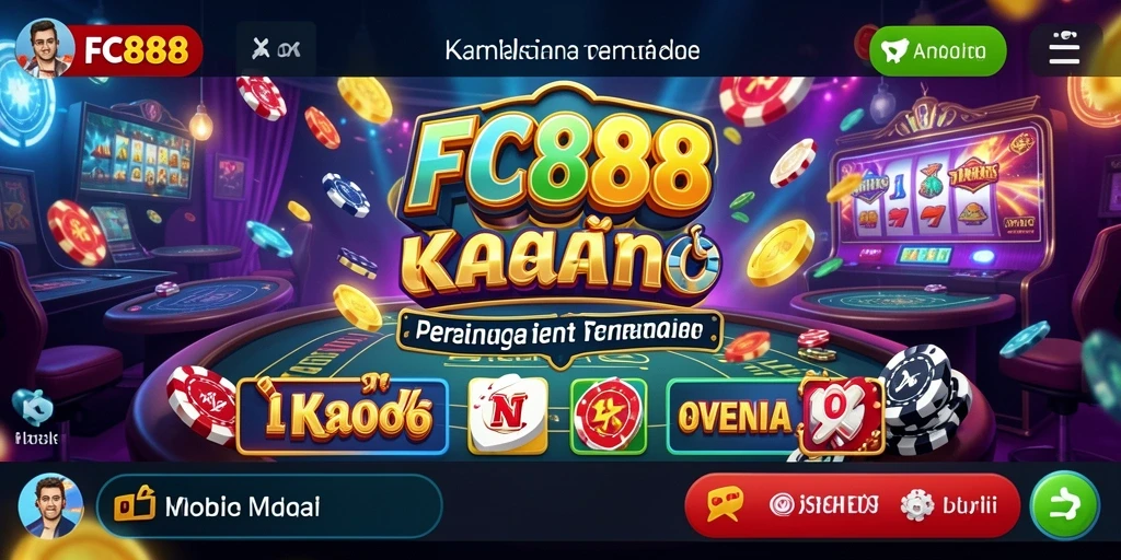 Screenshot menampilkan gameplay Kasino yang mendebarkan di FC888.