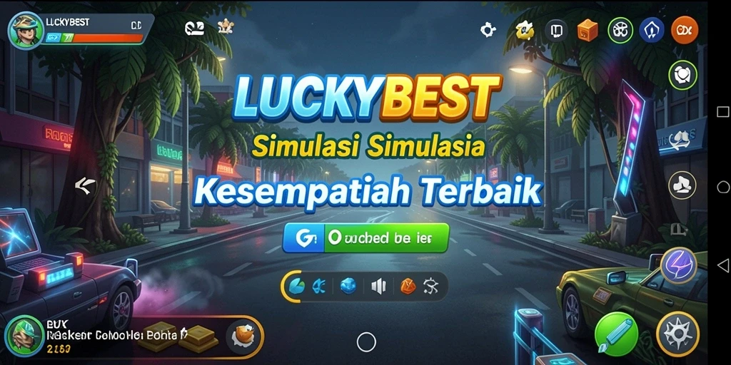 Tampilan gameplay LUCKYBEST yang menarik dan penuh tantangan.
