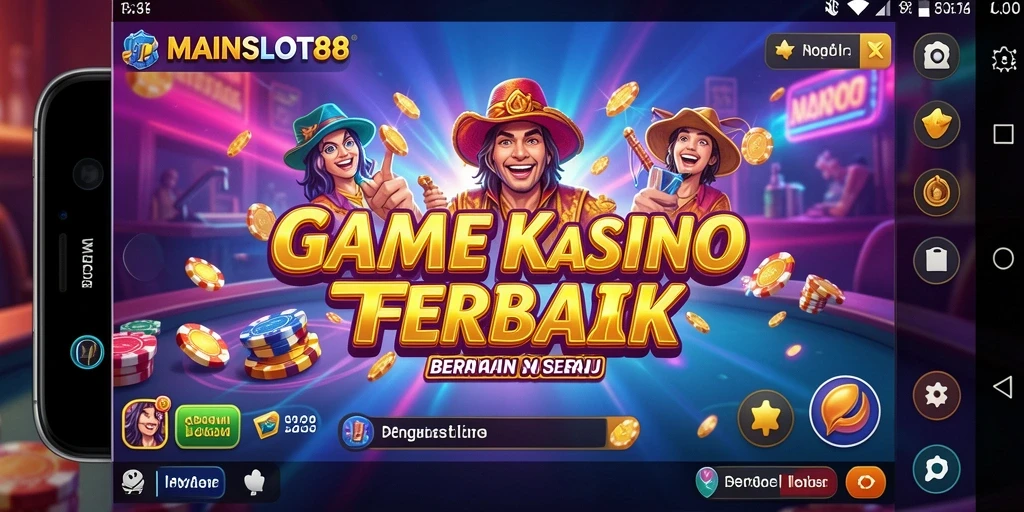 Tampilan menakjubkan gameplay Kasino di MAINSLOT88.