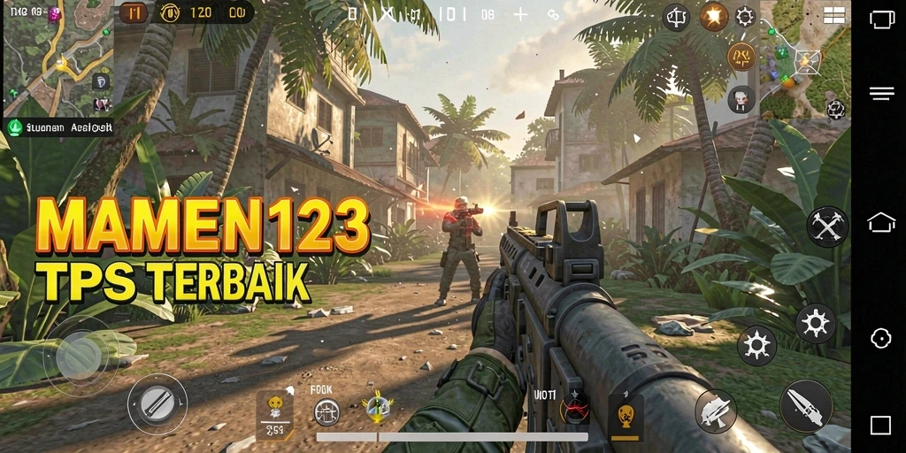 Tangkapan layar gameplay mendebarkan dari MAMEN123.