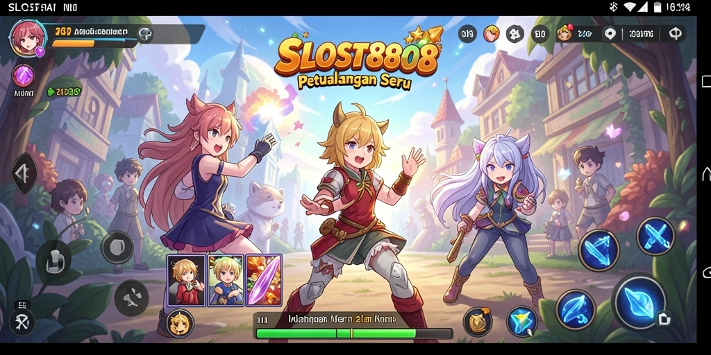 Gameplay SLOST8808 dengan karakter anime yang memukau dan aksi seru.