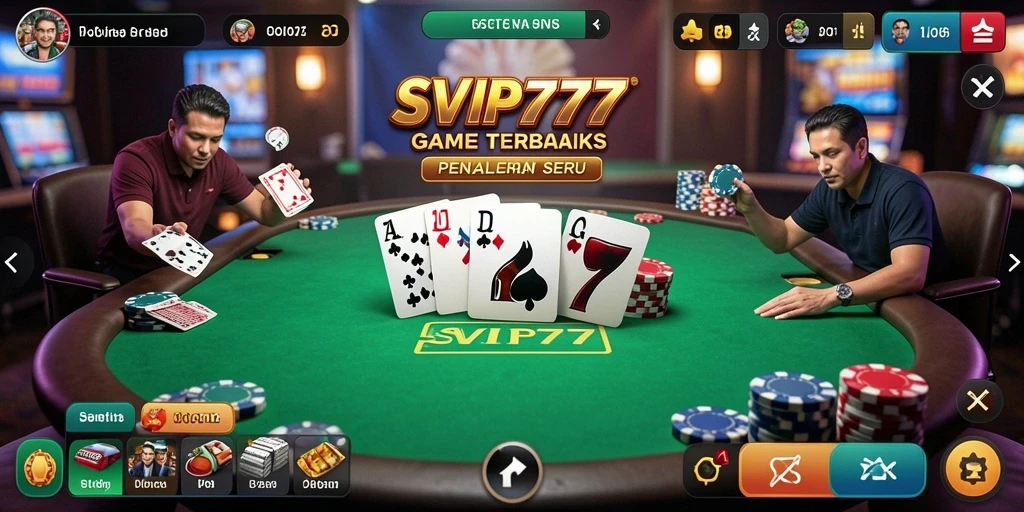Tampilan gameplay Poker yang memikat di SVIP777.