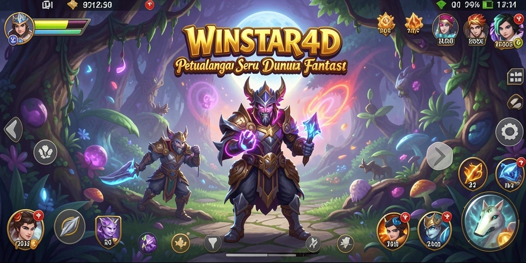 Tangkapan layar menampilkan aksi seru dalam gameplay WINSTAR4D.